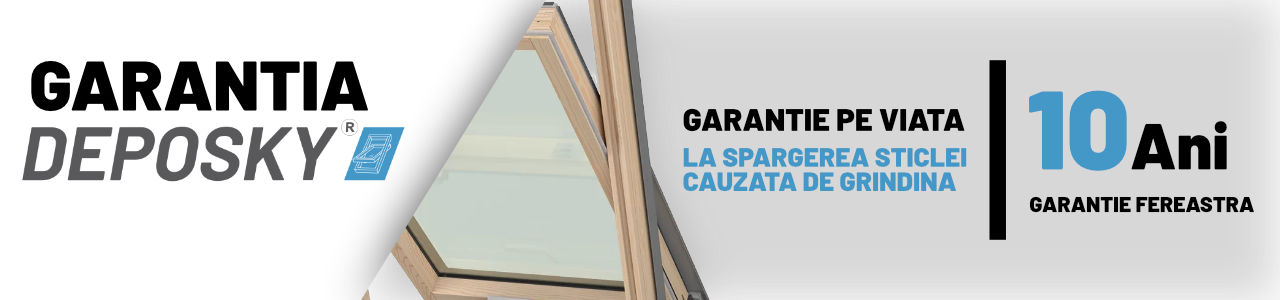 Fereastra mansarda DEPOSKY DUO GLASS - Garantie 10 ani fereastra mansarda